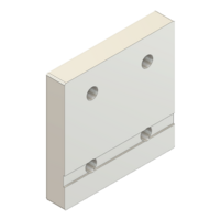 55-050-1 MODULAR SOLUTIONS ALUMINUM BRACKET SLIDING DOOR TO HANG RAIL W/ HARDWARE